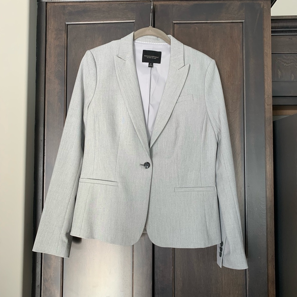 Classic Gray Blazer Size 6